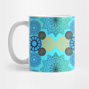 traditional art floral Mug